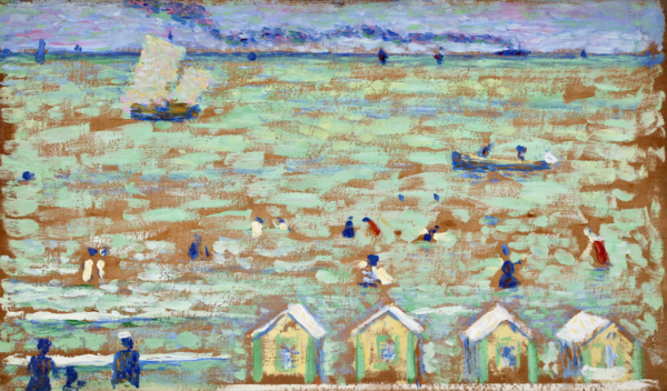 Heyst – La mer et les cabines de bain - Buy Fine Paintings Online
