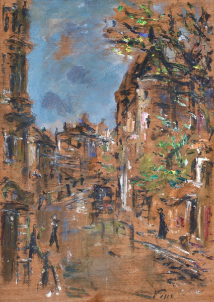 Rue à Montmartre - Buy Fine Paintings Online