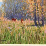 Automne, vaches dans la prairie thumbnail