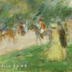 Cavaliers et élégantes au Bois de Boulogne thumbnail
