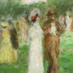 Cavaliers et élégantes au Bois de Boulogne thumbnail